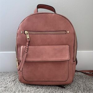 Gap Pink Leather Fashion Backpack